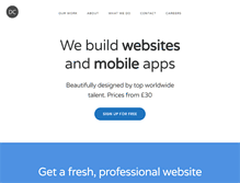 Tablet Screenshot of designcloud.com